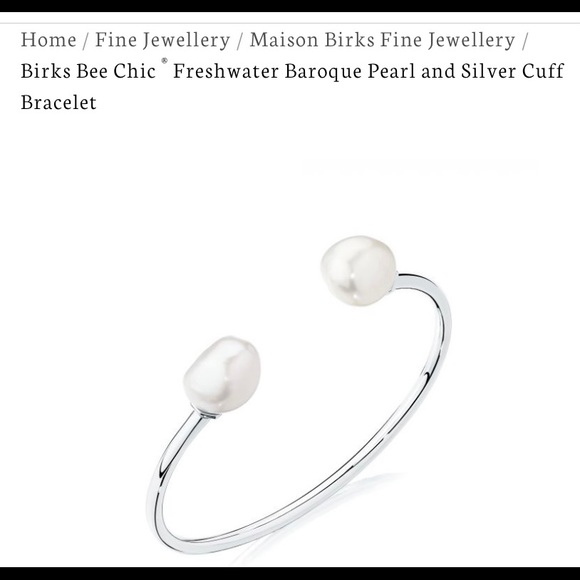 Real pearl 925 Birks authentic new - Picture 3 of 3